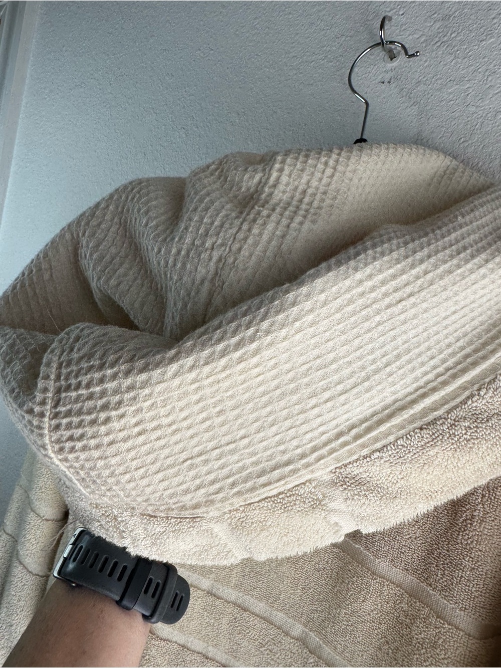 UNDER THE CANOPY Organic Cotton Waffle Robe - Size S/M - Picture 15 of 16